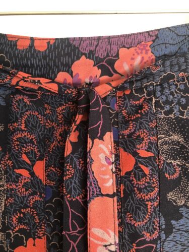 Vintage 80s Floral Lined Skirt Made in Paris Size 38 Designer Charles Andrea - Fresh Stock Dated December 2025