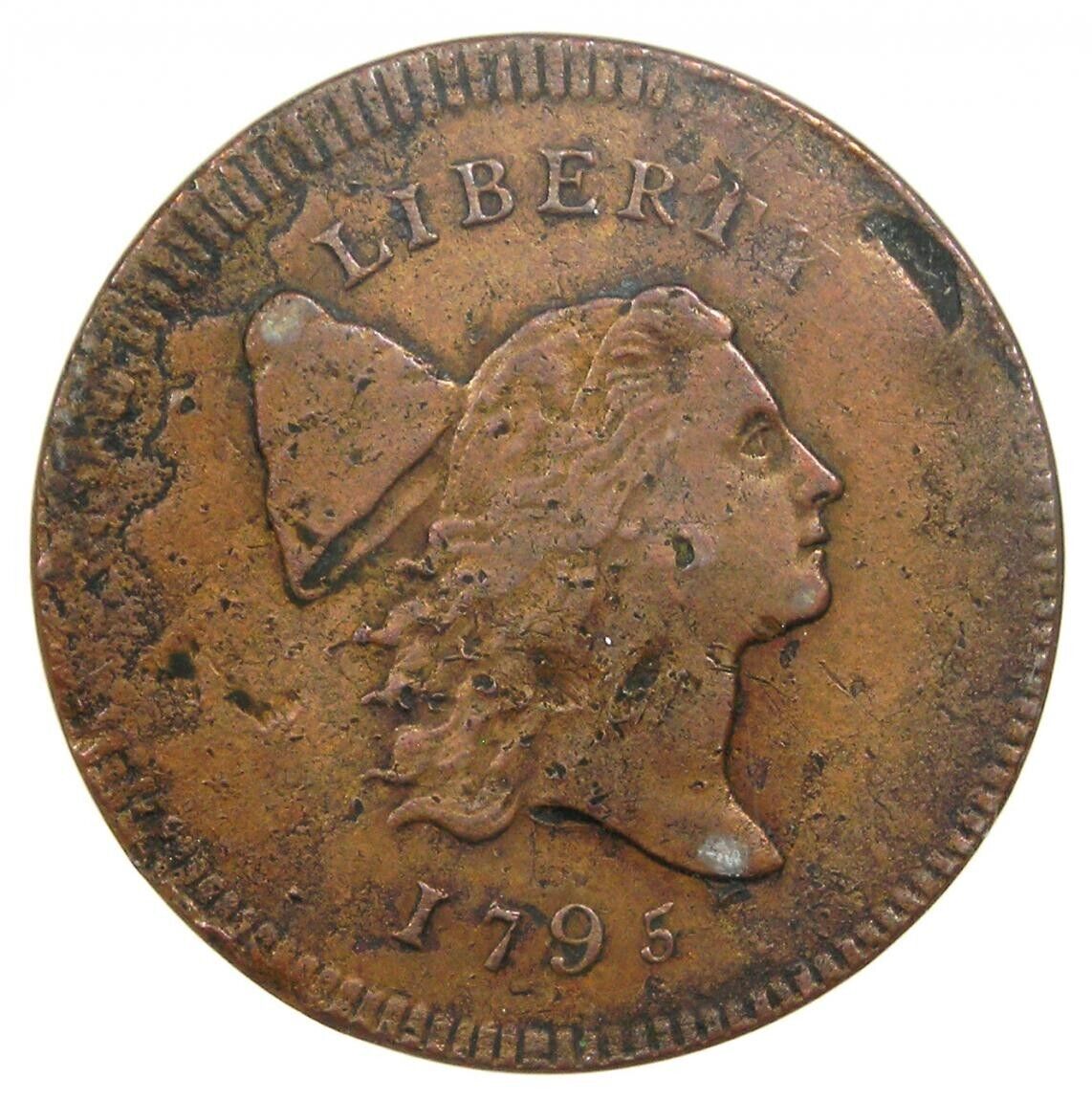 1795 Liberty Cap Flowing Hair Half Cent 1/2C - Certified ANACS XF40 Details (EF) - Fresh Stock Dated February 2026