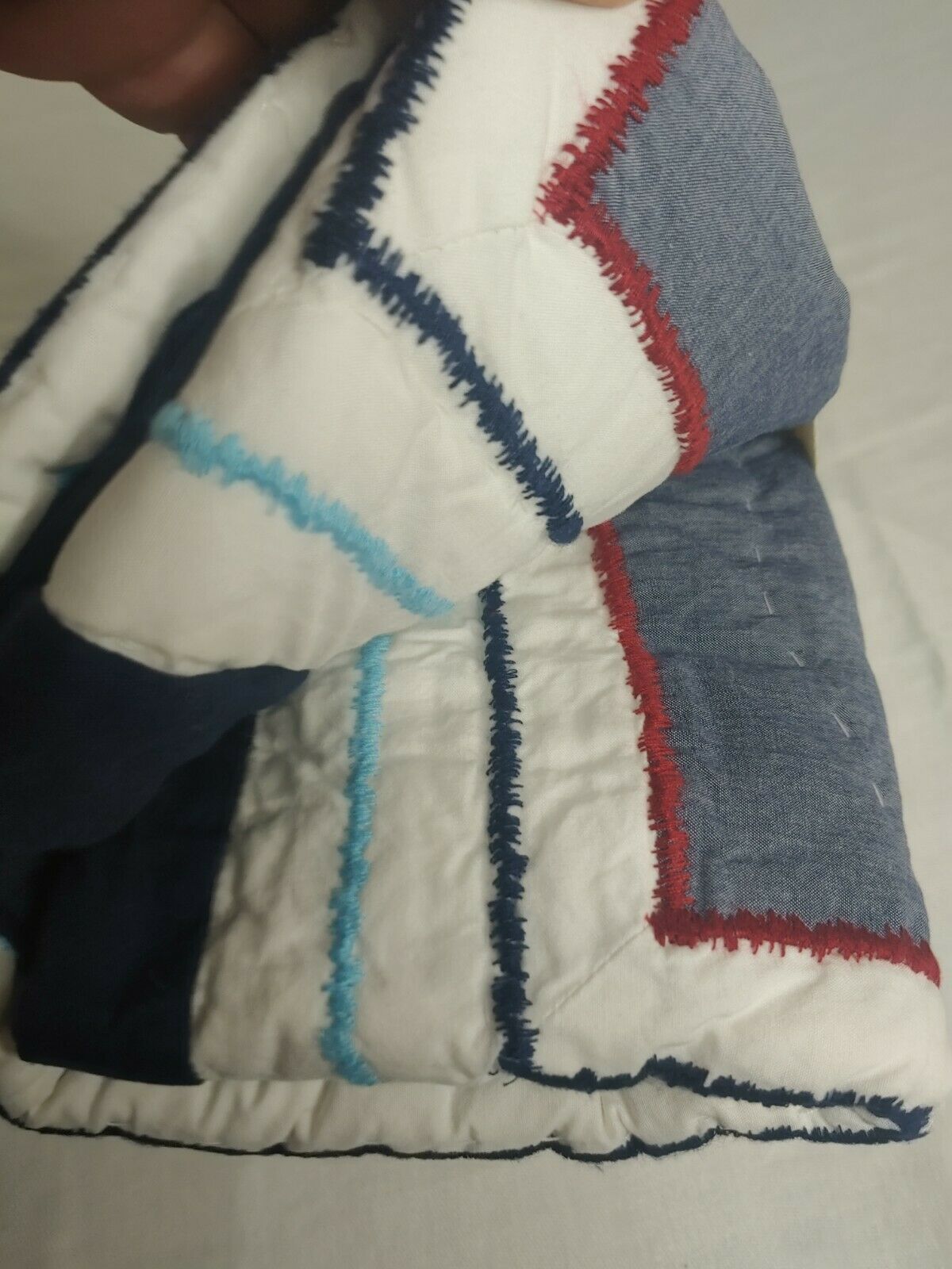 Pottery Barn Kids Quilted Robot Standard Sham (#2) - Fresh Stock Dated January 2026