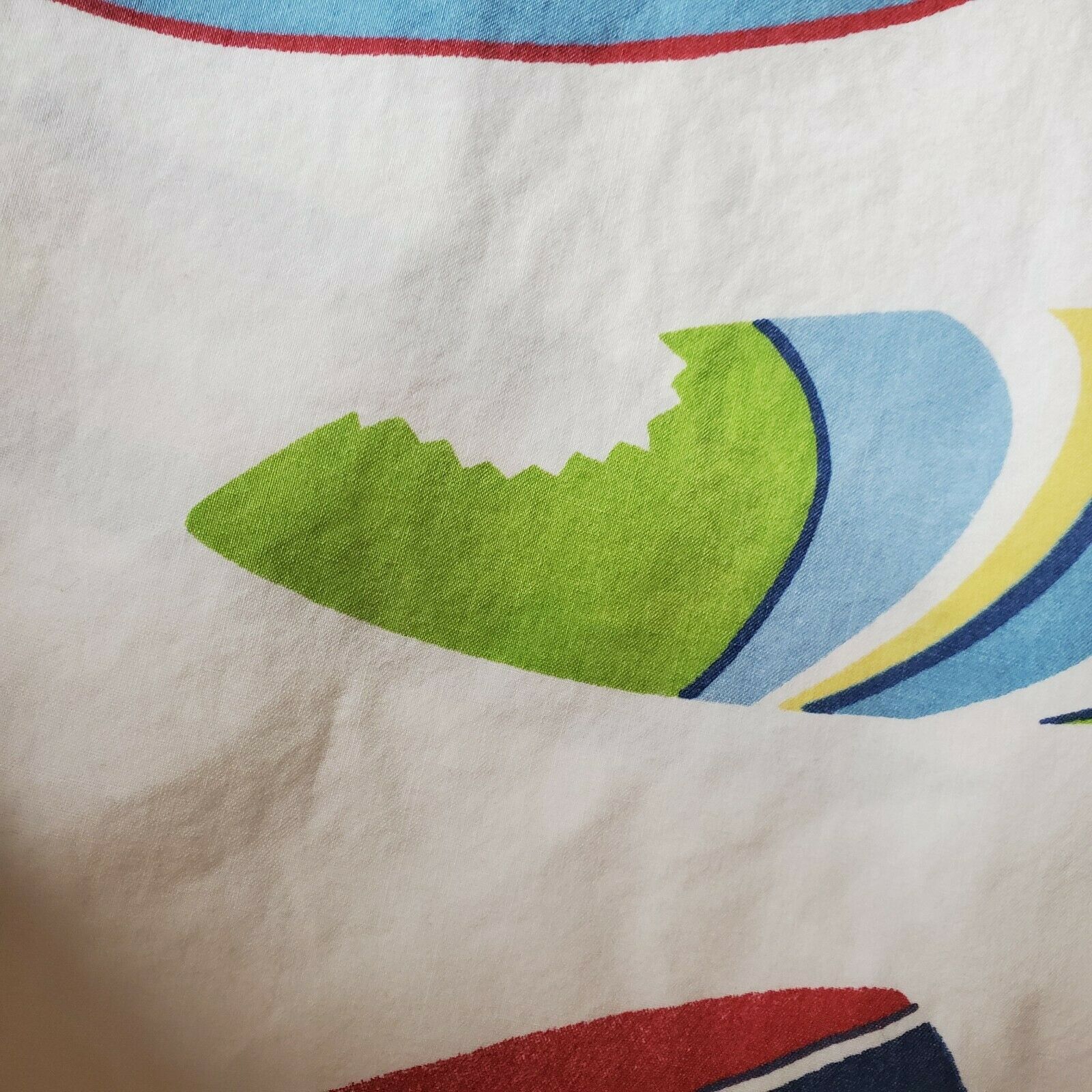 Pottery Barn Kids SURFBOARD Standard Pillow Case Beach Surfer Wave Shark Bite - Fresh Stock Dated December 2025