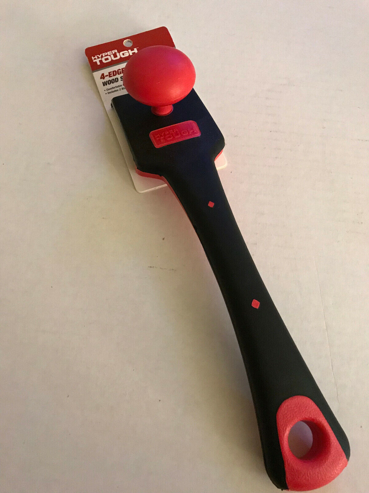 Hyper Tough 4 Edge Wood Scraper W/ 2 Blades Loaded On Tool NEW - Fresh Stock Dated February 2026