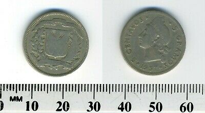 Dominican Republic 1937 - 5 Centavos Copper-Nickel Coin - Native Princess - Fresh Stock Dated December 2025