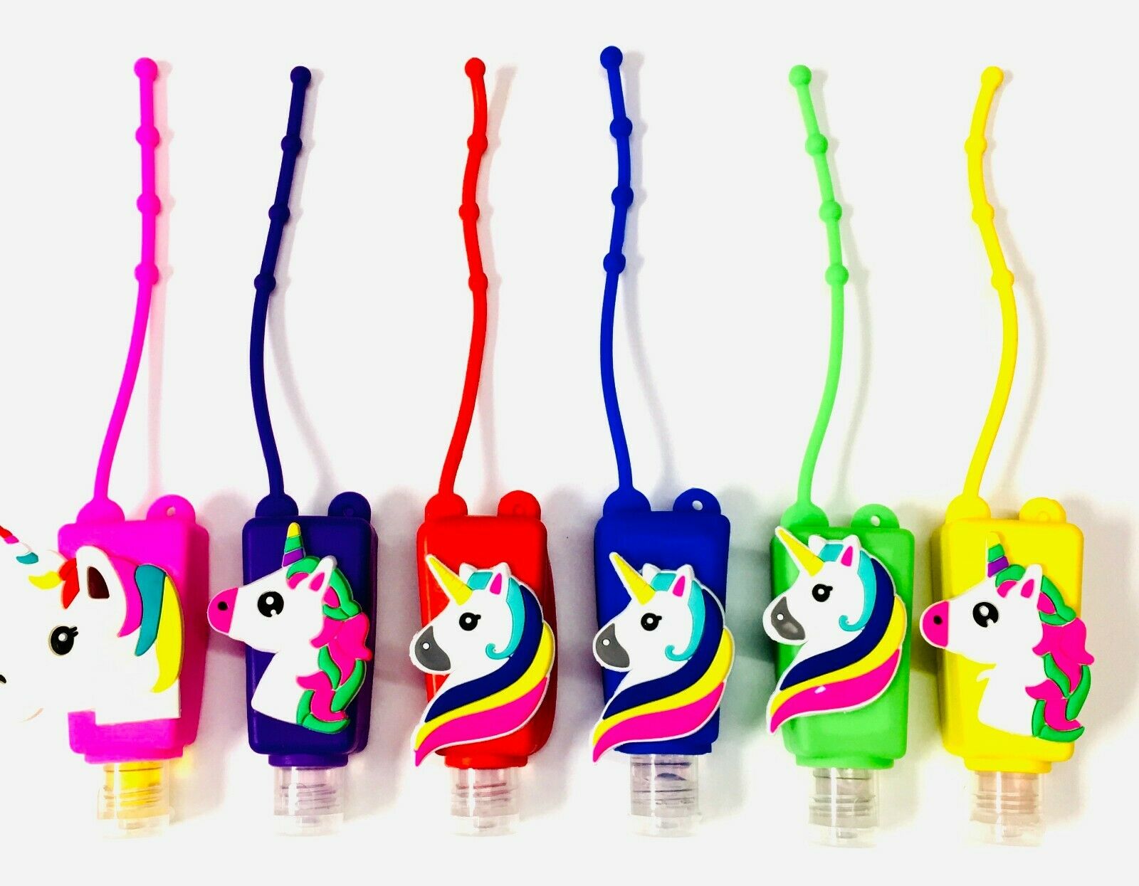 Sanitizer Silicone Holder, With 1oz Sanitize, Easy connect your Car Key 6 Color - Fresh Stock Dated February 2026