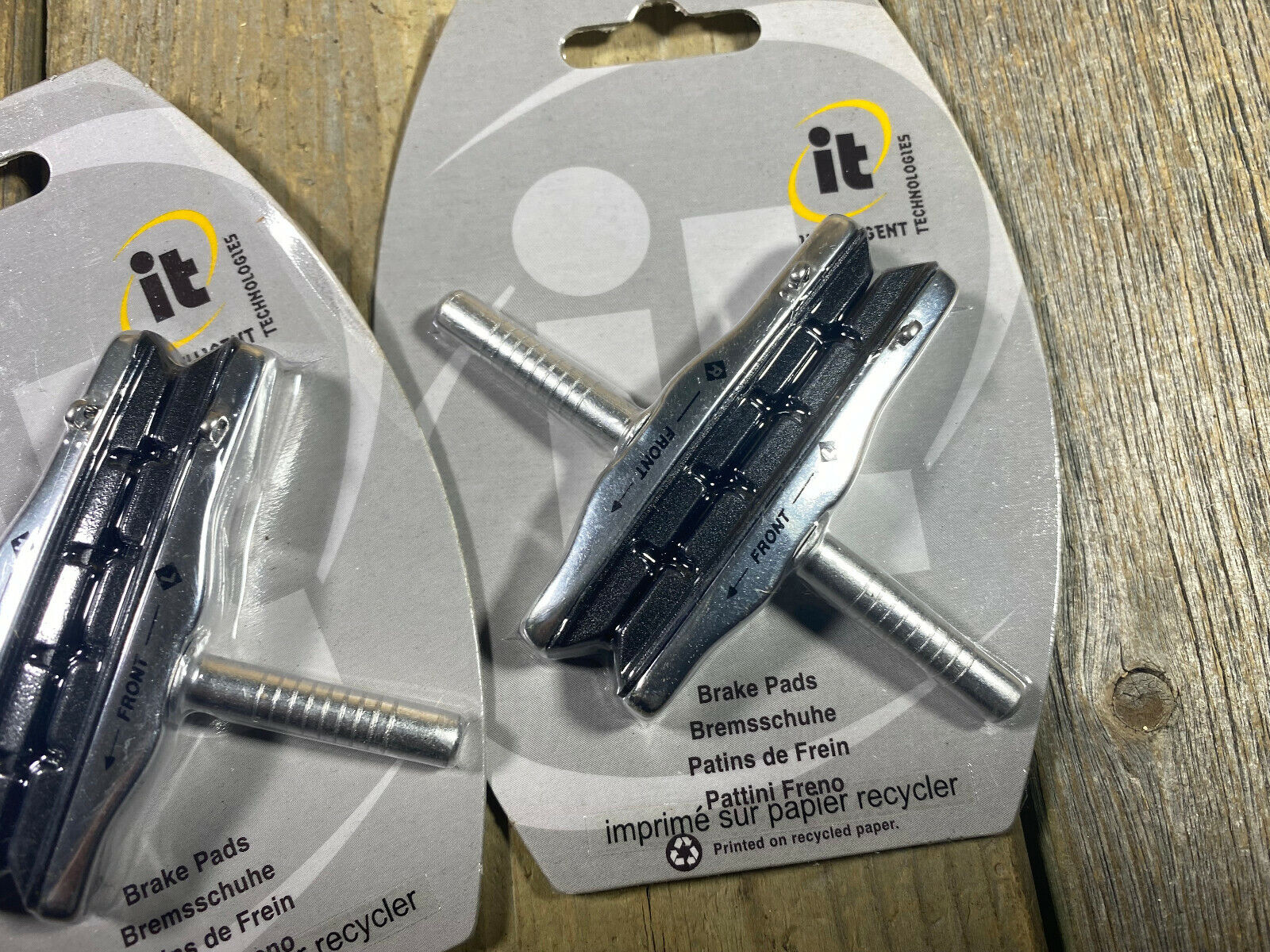 IT TECHNOLOGIES BRAKE PADS NEW X2 PAIRS ROAD BIKE BICYCLE FITS SHIMANO SRAM - Fresh Stock Dated February 2026