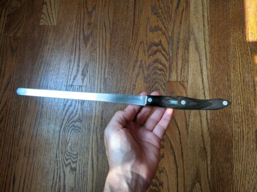 Cutco 1724 Serrated Knife 9.75 inch Blade Color: Brown - Fresh Stock Dated December 2025