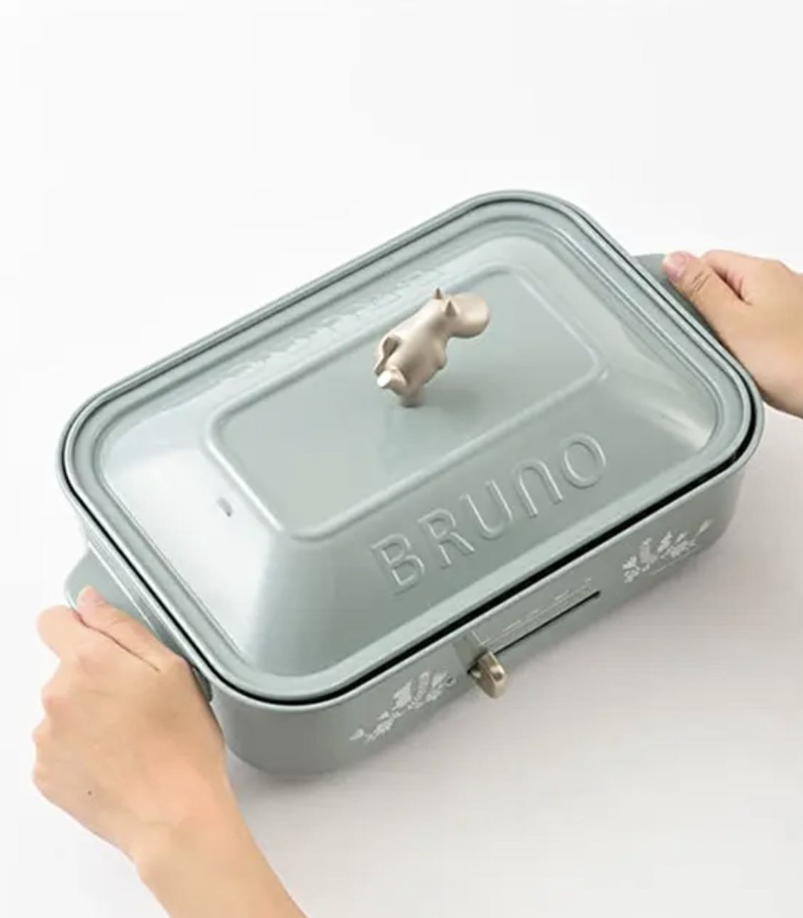 BRUNO Moomin Compact Hot Plate BOE059-BGR Includes 3 plates Takoyaki Cute Japan - Fresh Stock Dated February 2026