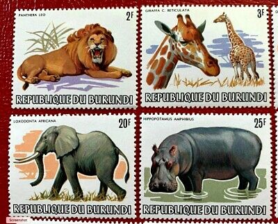 Burundi Stamps Scott # 589-600 XF OG NH Scarce Animal Set of 12 CV:8 - Fresh Stock Dated December 2025