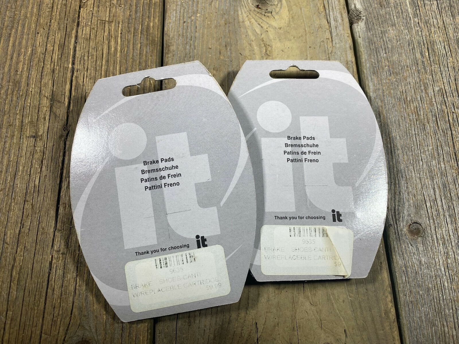 IT TECHNOLOGIES BRAKE PADS NEW X2 PAIRS ROAD BIKE BICYCLE FITS SHIMANO SRAM - Fresh Stock Dated February 2026