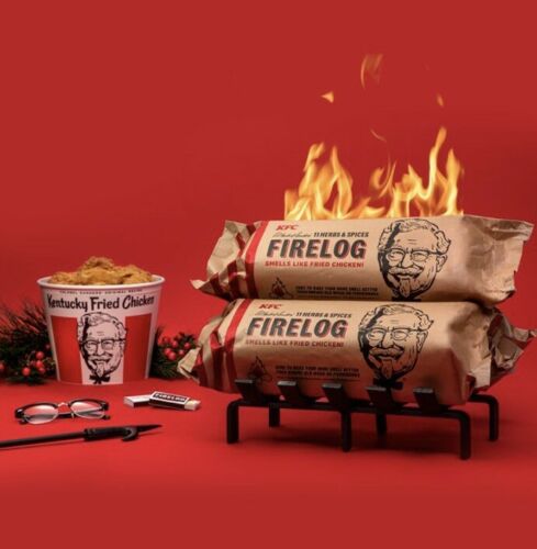 KFC Limited Edition 11 Herbs and Spices Firelog by Enviro-log - Fresh Stock Dated December 2025