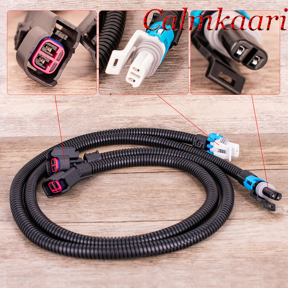 2x FUEL INJECTOR w/ PLUG GRAY BLACK PTO MAG FITS Polaris RANGER XP 800 2012-2013 - Fresh Stock Dated February 2026