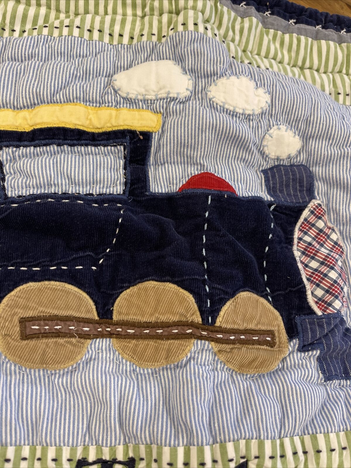 Pottery Barn Kids Ryder Standard Sham With Name “Taylor” Embroidered - Fresh Stock Dated December 2025