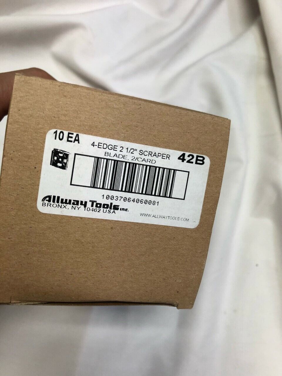 Allway 42B Wood Scraper Blade, Four-Edge Blade, 2Pc ea (Box of 10) - Fresh Stock Dated February 2026