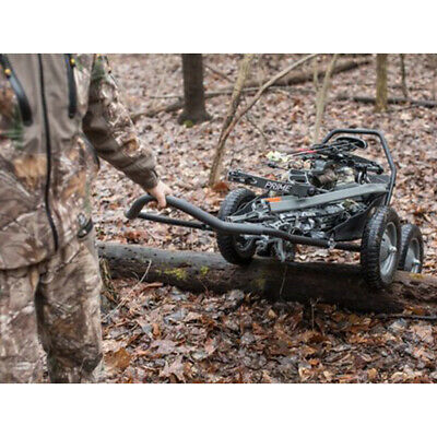 Hawk Crawler 500 Lb. Capacity Foldable Multi Use Deer Game Recovery Cart, Black - Fresh Stock Dated December 2025