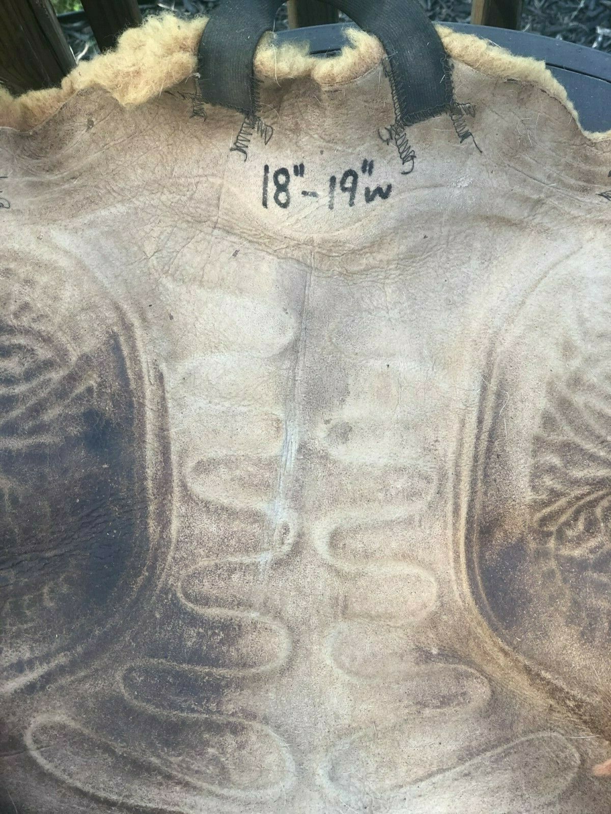 Vintage Sheepskin Saddle Cover Pad Sheep Skin Cushion Horse Tack Equestrian - Fresh Stock Dated December 2025