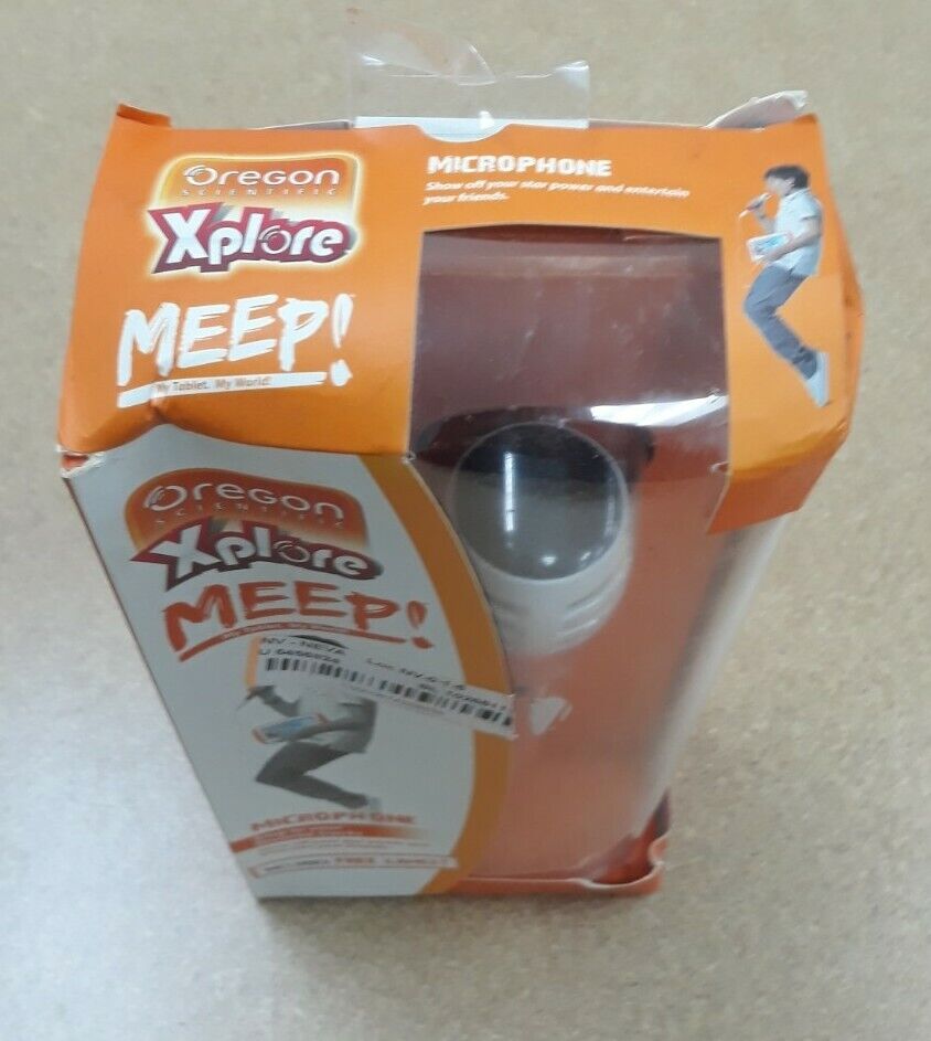 Oregon Scientific Xplore MEEP Microphone For tablet Show Off Your Star Power New - Fresh Stock Dated February 2026