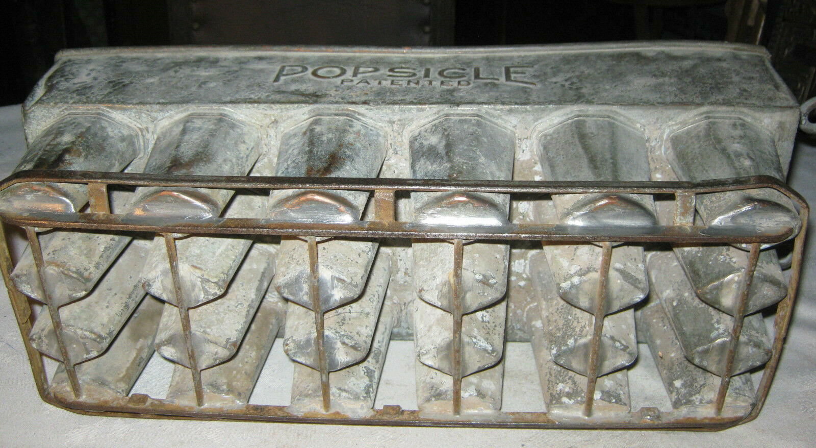 ANTIQUE PRIMITIVE SOLID COPPER INDUSTRIAL POPSICLE STORE MOLD ICE CREAM SIGN - Fresh Stock Dated February 2026