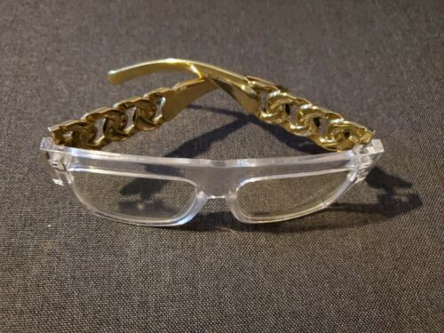 Run DMC 80's-90's Hip Hop Thug Rapper Pimp Biggie Gangsta Glasses Halloween - Fresh Stock Dated February 2026