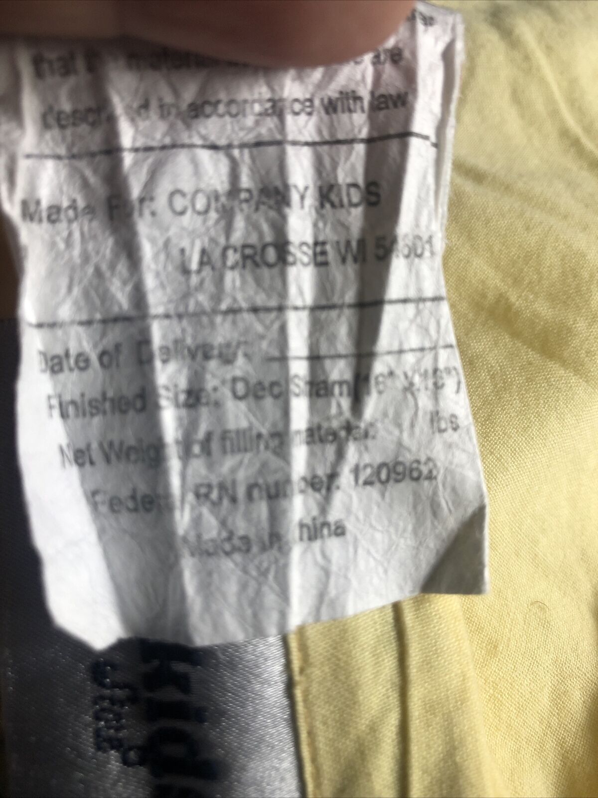 Company Kids Store Pony Dreams Horse Equestrian Applique Embr Throw Pillow Cover - Fresh Stock Dated December 2025