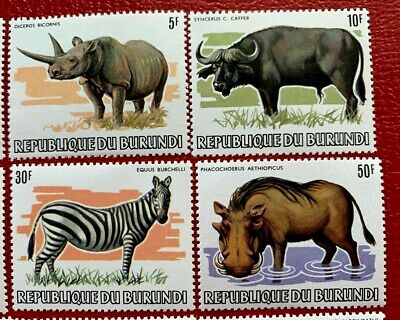 Burundi Stamps Scott # 589-600 XF OG NH Scarce Animal Set of 12 CV:8 - Fresh Stock Dated December 2025