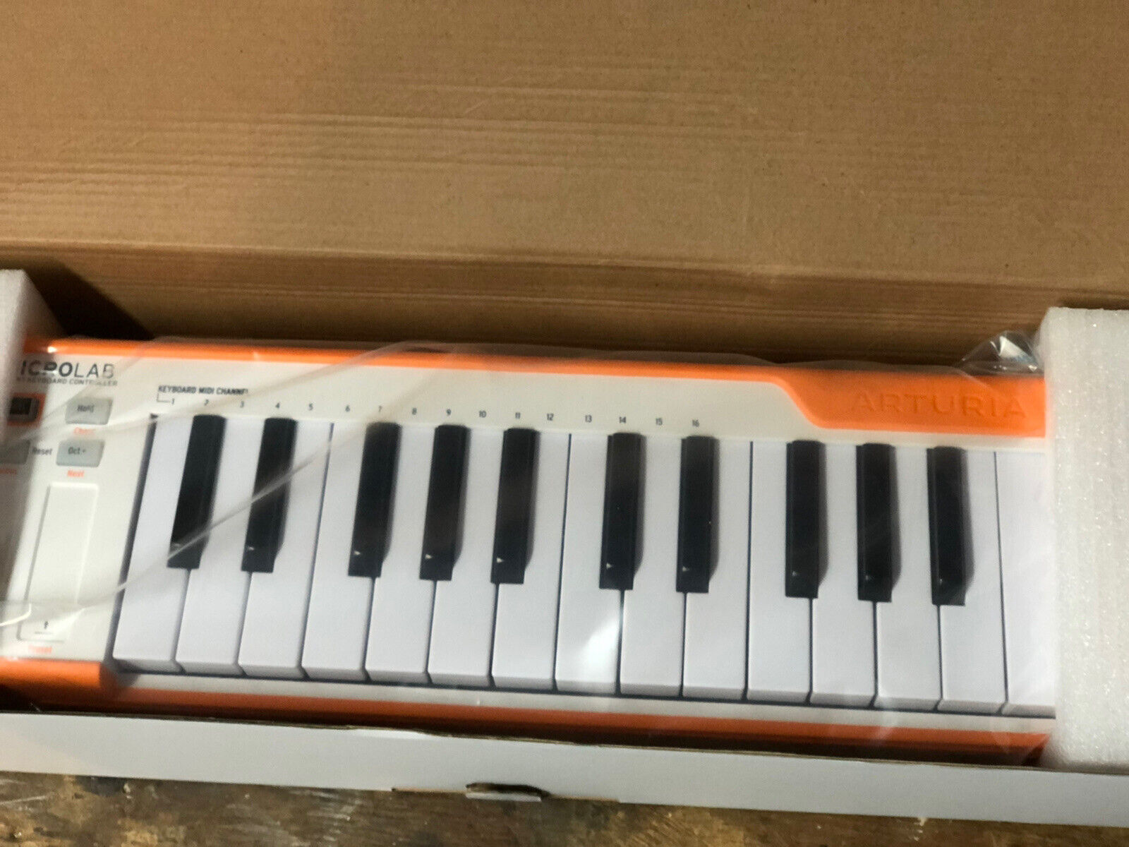 Arturia Microlab 25-Key MIDI USB Keyboard Controller, Orange - Fresh Stock Dated February 2026