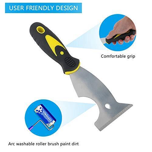 Putty Knife 4 Pack, Katfort Spackle Knife Paint Scraper Tool Stainless Steel - Fresh Stock Dated February 2026