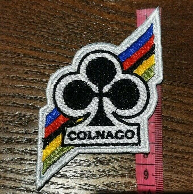 Colnago Logo Vintage bicycle patch/campagnolo record pista road collectionmaster - Fresh Stock Dated December 2025