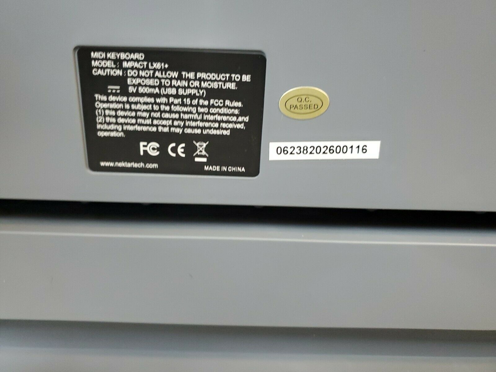 IMPACT 61+ USB CONTROLLER KEYBOARD NEKTAR INTEGRATED 8 TRACK MUSICAL - Fresh Stock Dated February 2026