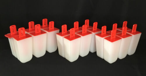 Jello Frozen Popsicle Molds Homemade Ice Cream Pudding Pop Reusable Tray 3-Sets - Fresh Stock Dated December 2025