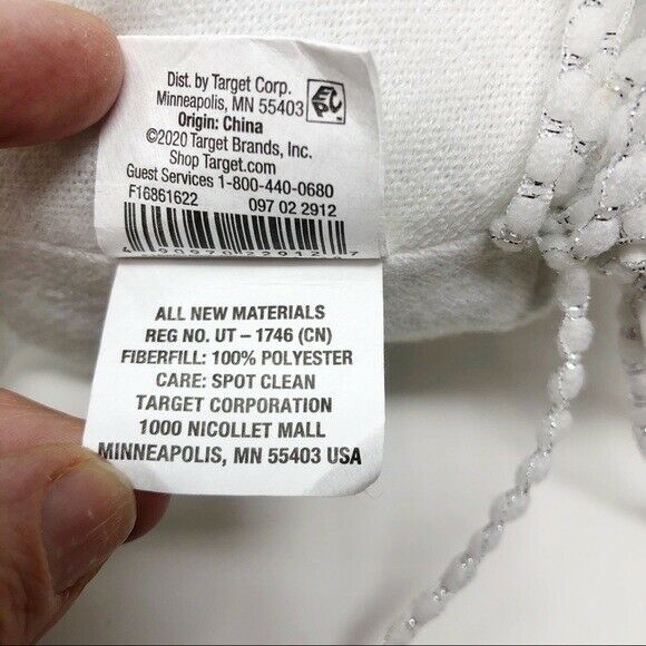 Pillowfort Unicorn Throw Pillow Sparkly Hair White - Fresh Stock Dated December 2025