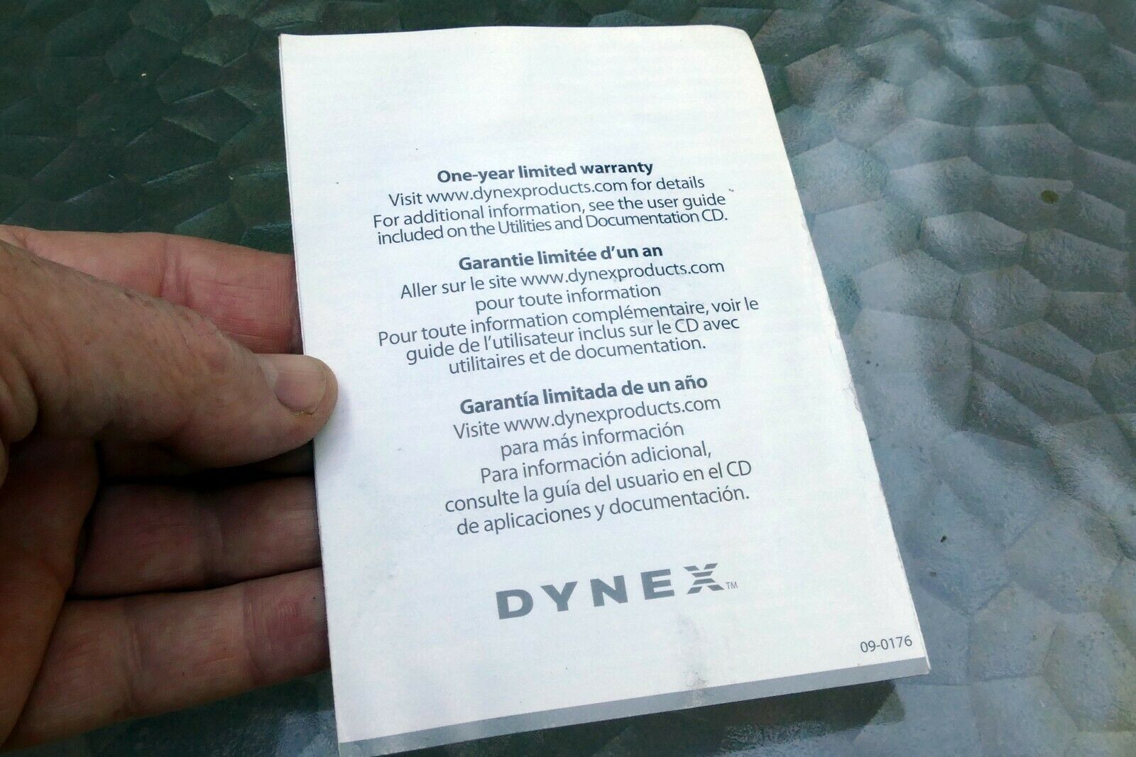 Dynex All-in-1 Memory Card Reader  Guide DX-CR121 - Fresh Stock Dated February 2026