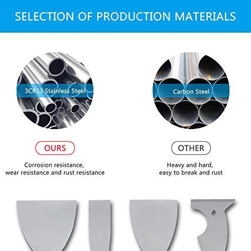 Putty Knife 4 Pack, Katfort Spackle Knife Paint Scraper Tool Stainless Steel - Fresh Stock Dated February 2026