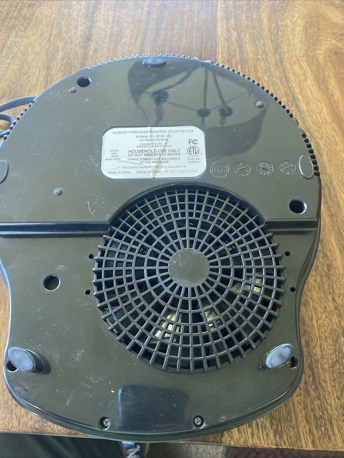 Nuwave Pic®Flex Precision Induction Cooktop Flex Black 30532 Precise Temperature - Fresh Stock Dated February 2026