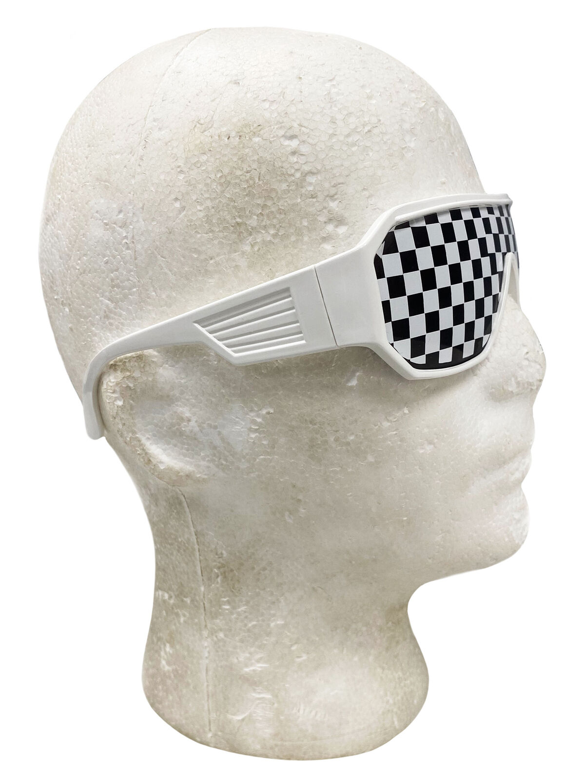 Macho Man Checkerboard Sunglasses Randy Savage Oh Costume Wrestler Party WWF - Fresh Stock Dated February 2026