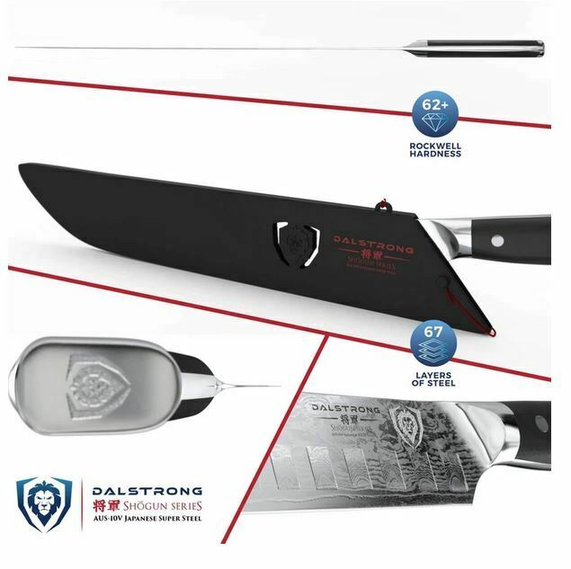 DALSTRONG 12.5 inch Butcher-Breaking Cimitar Knife - Shogun Series - AUS-10V - Fresh Stock Dated December 2025