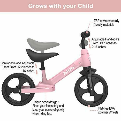 Balance Bike, Adjustable Seat and Handlebar Kids Balance Bike for 2,3,4,5,6 - Fresh Stock Dated February 2026