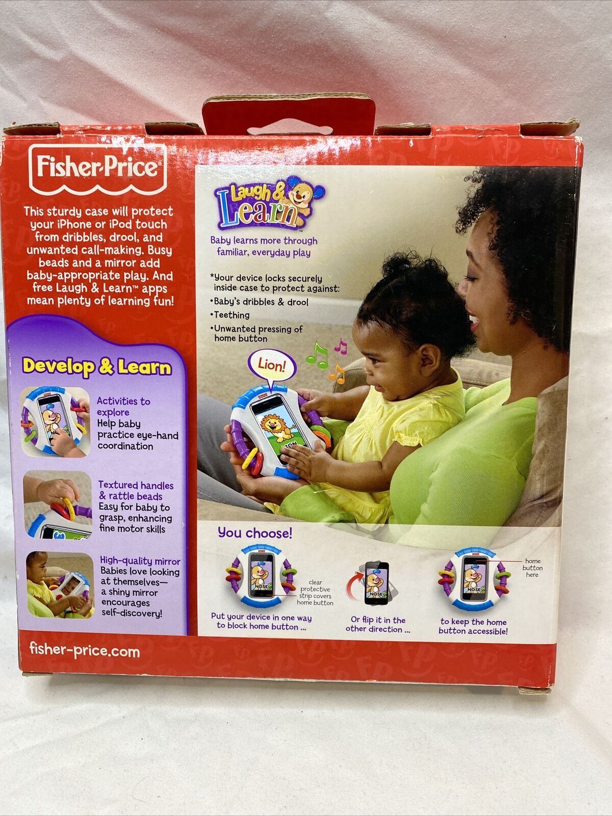 FISHER-PRICE Laugh & Learn Apptivity Iphone and Ipod Case - Fresh Stock Dated February 2026