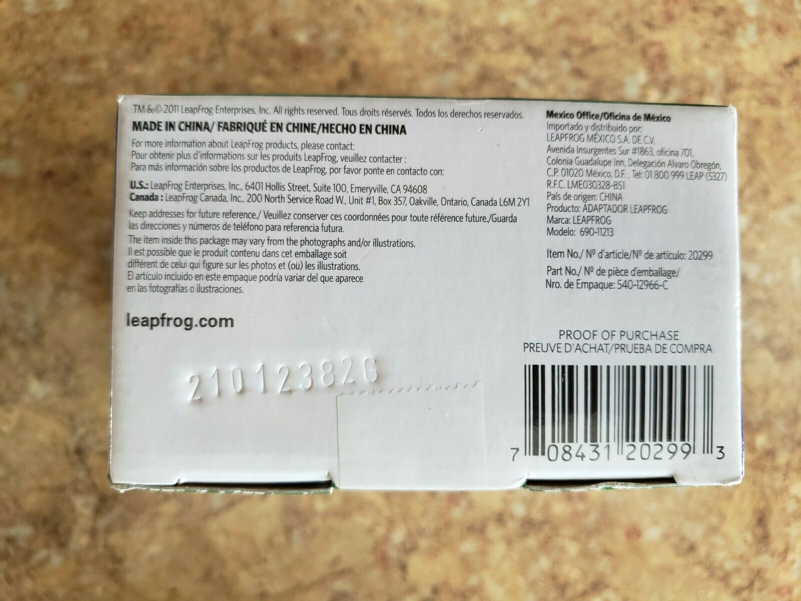 AC Adapter LEAP FROG 9V LeapPad EXPLORER Leapster New 690-11213 - Fresh Stock Dated February 2026