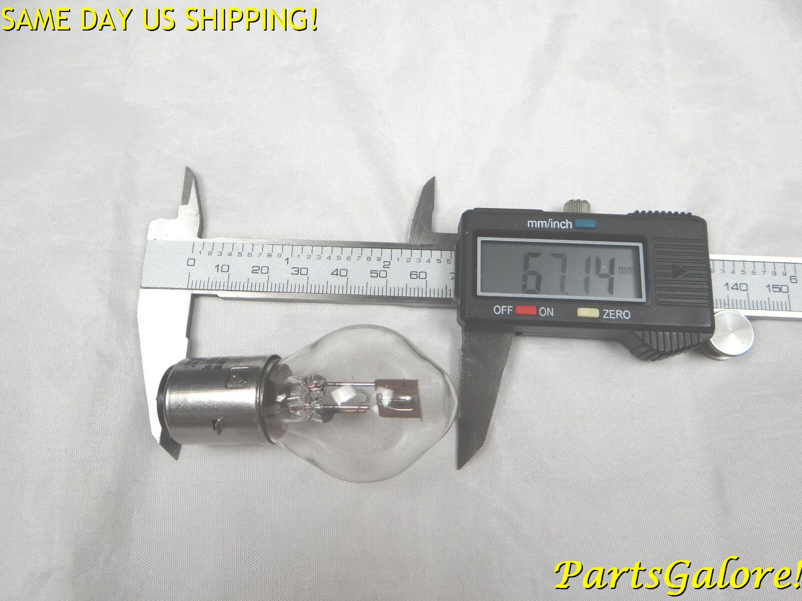 Headlight Head Light Bulb Clear 12v 35/35w B35 BA20 S2, ATV Scooter Motorcycle - Fresh Stock Dated February 2026