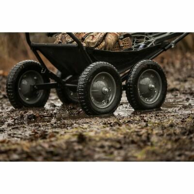 Hawk Crawler 500 Lb. Capacity Foldable Multi Use Deer Game Recovery Cart, Black - Fresh Stock Dated December 2025