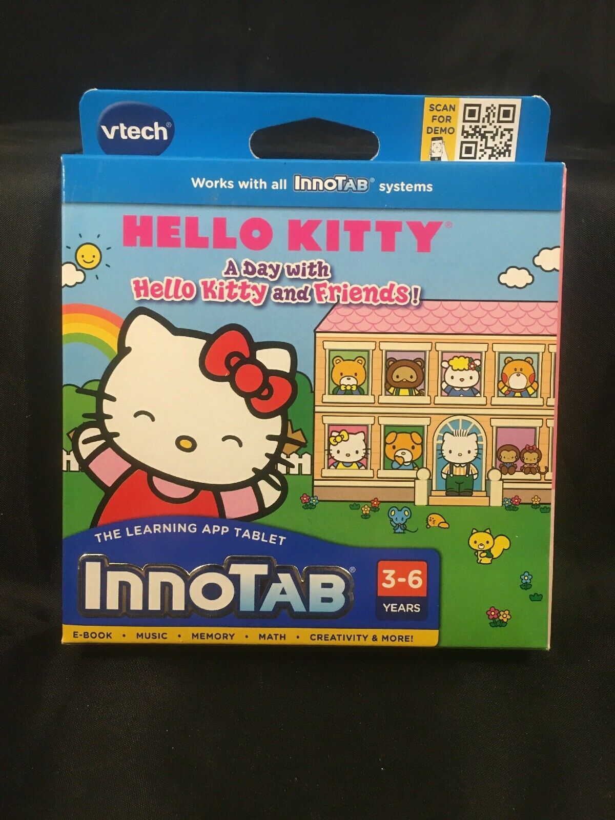 VTech InnoTab 3 Folio Case-Car Adapter-Turbo Racing Team Cart- Hello Kitty Cart - Fresh Stock Dated February 2026