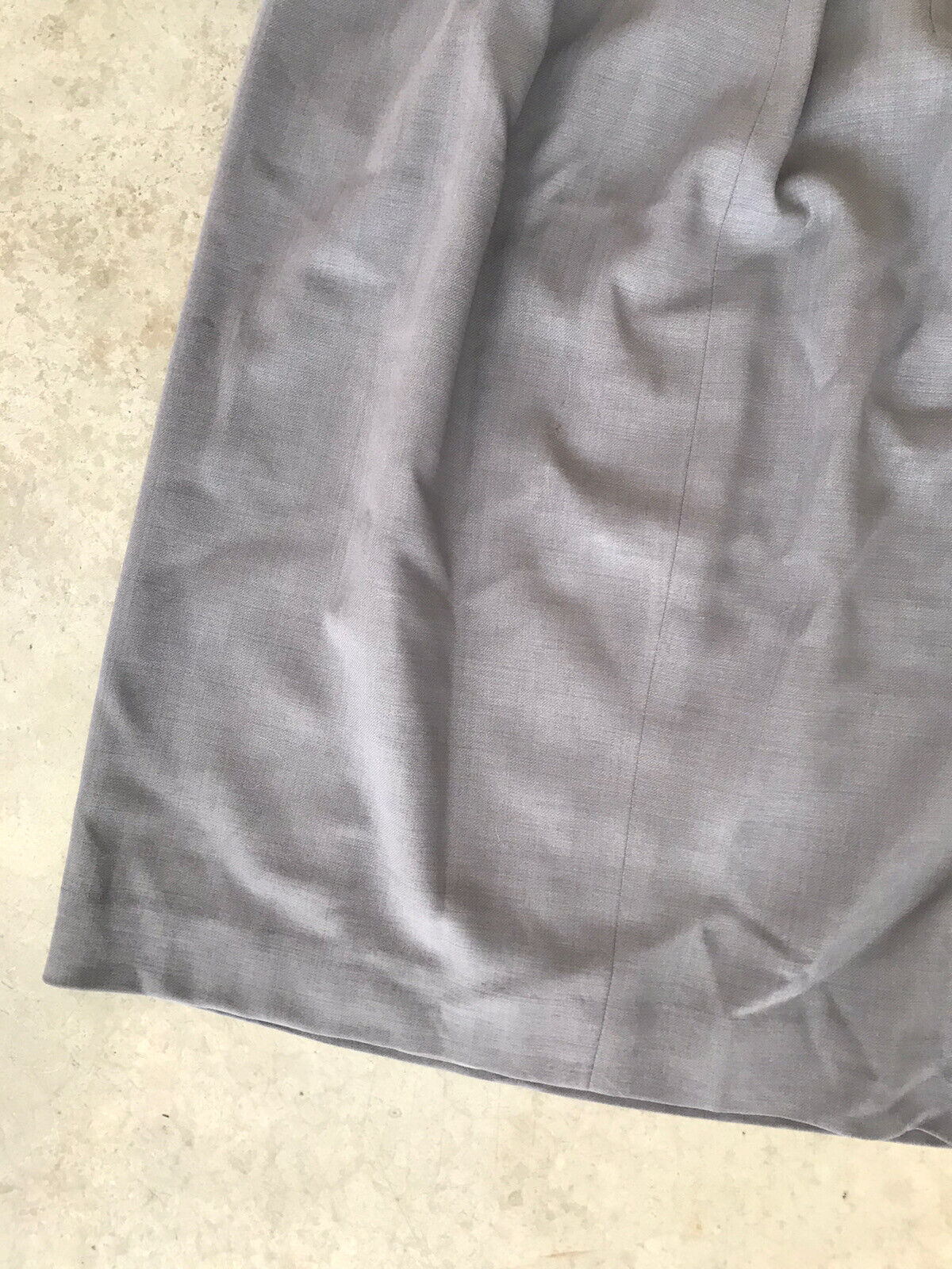 Vintage Burberry’s Burberry Grey Virgin Wool Straight Pencil Skirt Size 12 - Fresh Stock Dated March 2026