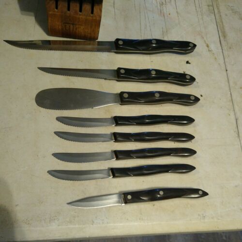 CUTCO STUDIO SET 8 KNIVES + BLOCK - Fresh Stock Dated December 2025