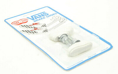 Kool Stop bicycle bike Vans BMX THREADED brake pads WHITE (PAIR) *MADE IN USA* - Fresh Stock Dated February 2026