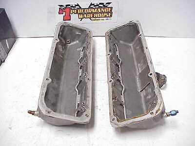 Ford Motorsports Valve Covers for Yates Aluminum Heads with Oilers NASCAR J4 - Fresh Stock Dated February 2026