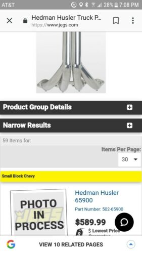 350 Ci Chevy Hedman Husler Headers - Fresh Stock Dated February 2026