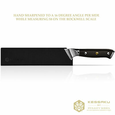 Kessaku Santoku Knife Dynasty 67-Layer Japanese Damascus Stainless Steel 7-Inch - Fresh Stock Dated December 2025