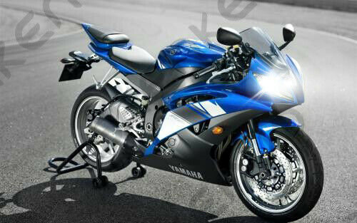 2X H7 LED Headlight Bulbs Lamp 6000K CG For Yamaha YZF-R6 2003-2013 2014 2015 - Fresh Stock Dated February 2026