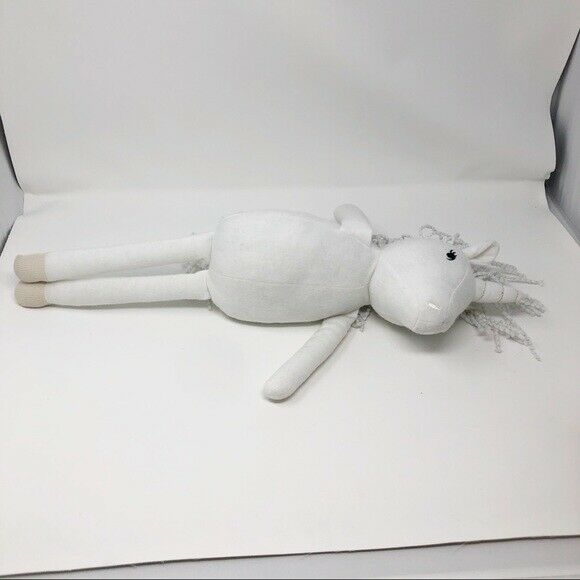 Pillowfort Unicorn Throw Pillow Sparkly Hair White - Fresh Stock Dated December 2025