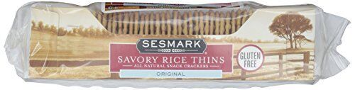 Sesmark Original, Savory Thins, Sesame Rice Crackers, 3.2 oz - Fresh Stock Dated February 2026