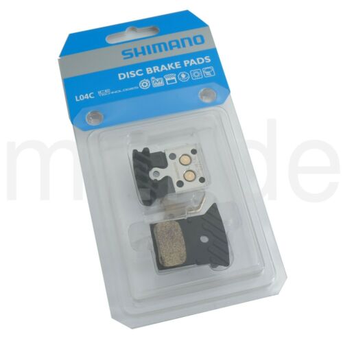 Shimano L04C Metal Disc Brake Pads with Fin - Fresh Stock Dated December 2025